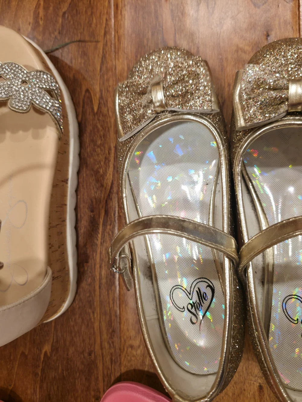 6 Girls Sandals & Dress Shoes Bundle Jessica Simpson Ty Stelle Bluey Sz 1/.5 EUC